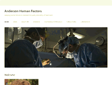 Tablet Screenshot of andersonhumanfactors.org